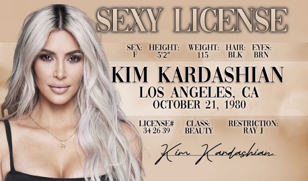 signs 4 fun Kim Kardashian Beige ID