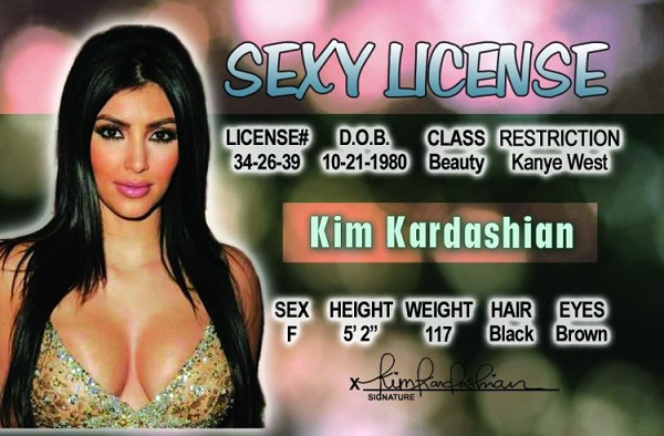 signs 4 fun Kim Kardashian ID