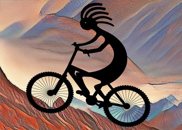signs 4 fun Kokopelli Bike Magnet