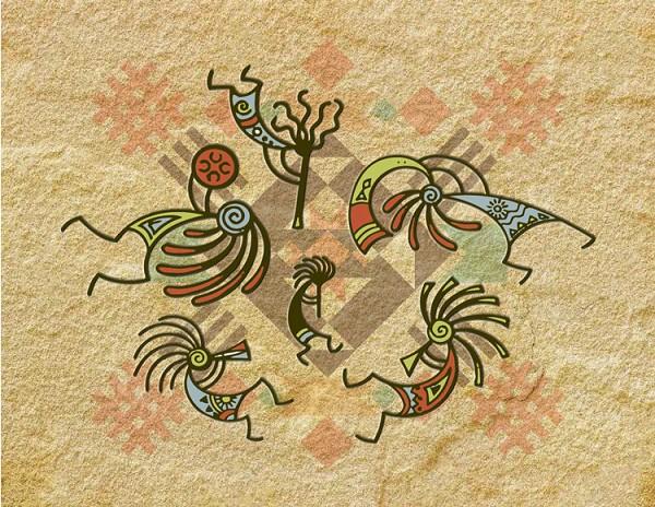 signs 4 fun Kokopelli Circle Dance Magnet