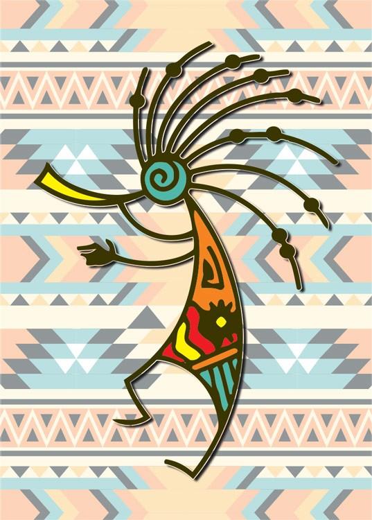 signs 4 fun Kokopelli Flute Magnet