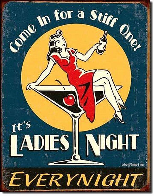 signs 4 fun Ladies Night Metal Tin Sign