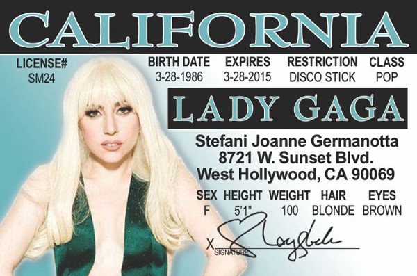 signs 4 fun Lady Gaga ID