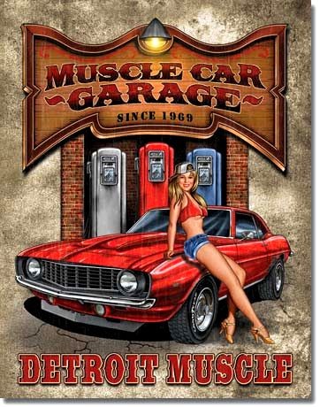 signs 4 fun Legends - Muscle Car Metal Sign