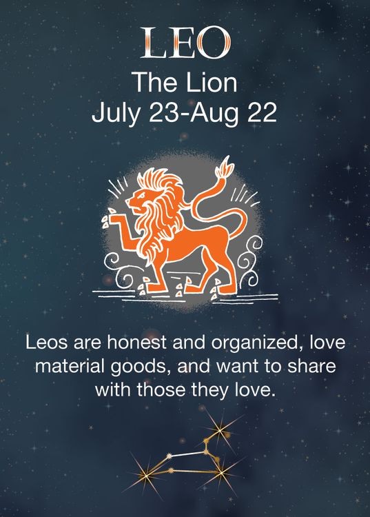 signs 4 fun Leo Zodiac Magnet
