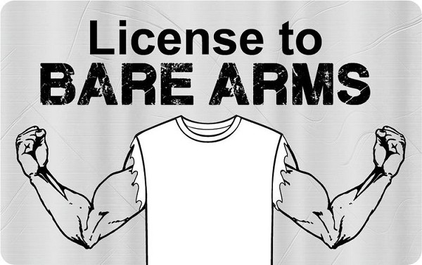 signs 4 fun License to Bare Arms ID