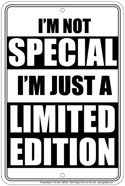 signs 4 fun Limited Edition Sm. Parking Sign