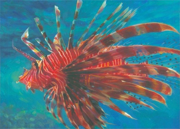 signs 4 fun Lionfish Magnet