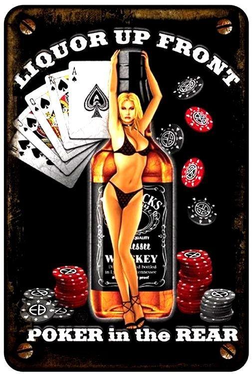 signs 4 fun Liquor Up Front Sm. Parking Sign