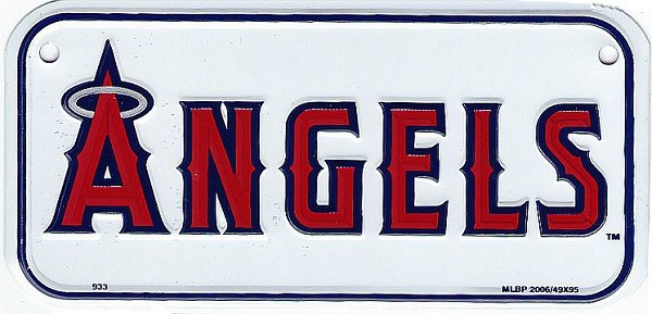 signs 4 fun Los Angeles Angels Bike Tag