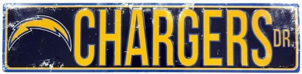 signs 4 fun Los Angeles Chargers Dr Street Sign