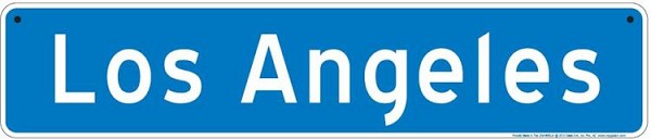 signs 4 fun Los Angeles Street Sign