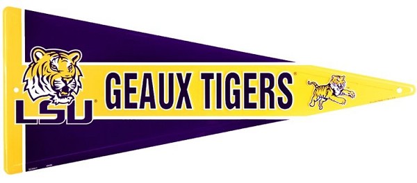 signs 4 fun Louisiana State Tigers Pennant