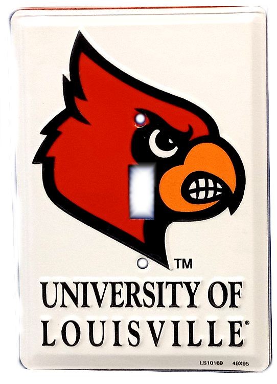 signs 4 fun Louisville Cardinals Switch Plate