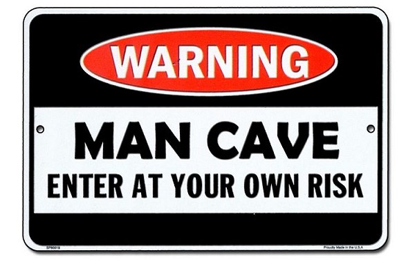 signs 4 fun Man Cave Sm. Parking Sign