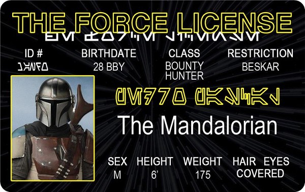 signs 4 fun Mandalorian ID