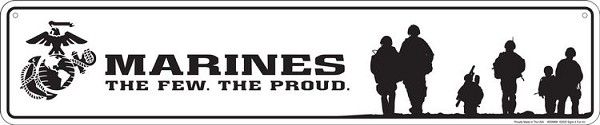 signs 4 fun Marines The Few Street Sign