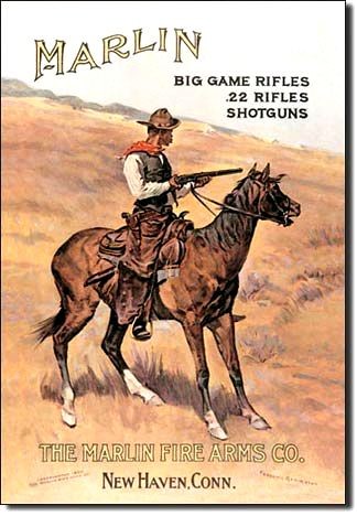 signs 4 fun Marlin - Cowboy On Horse Metal Sign