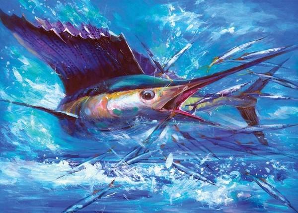 signs 4 fun Marlin Fish Magnet