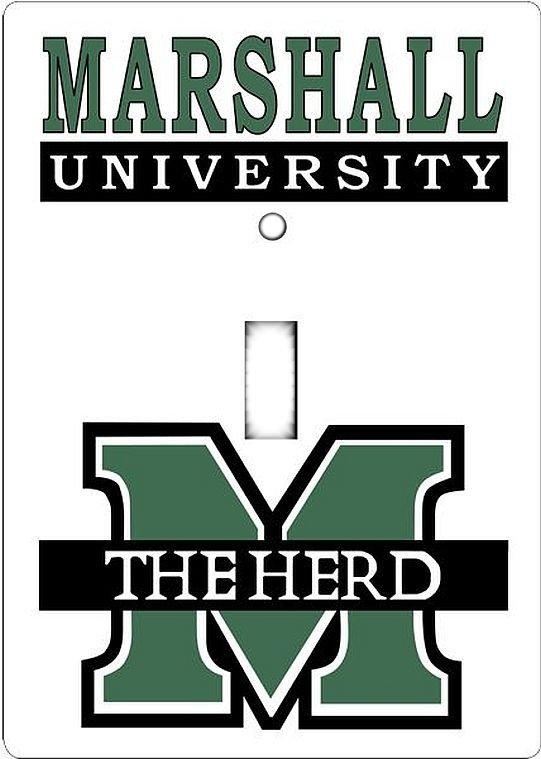signs 4 fun Marshall Univ Switch Plate
