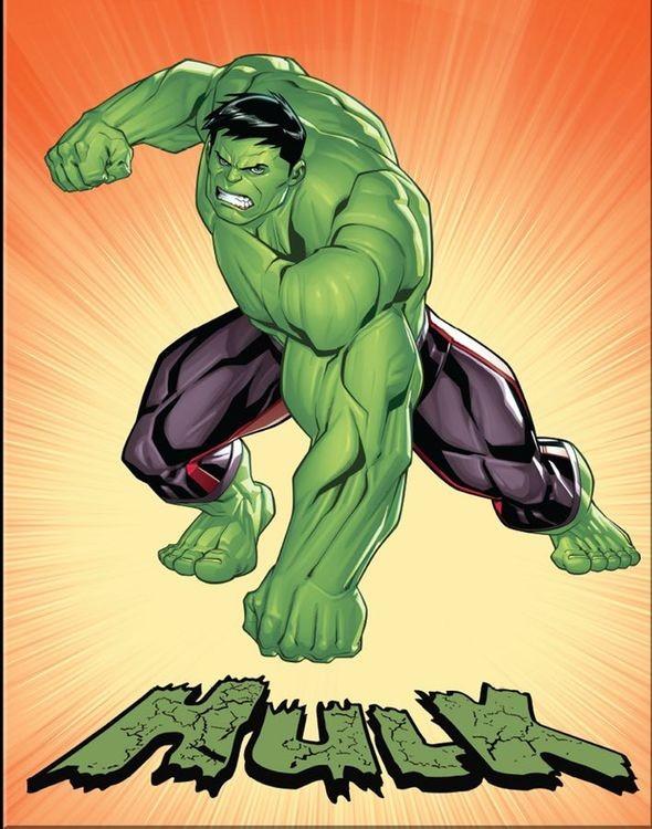 signs 4 fun Marvel Hulk Geometric Metal Tin Sign