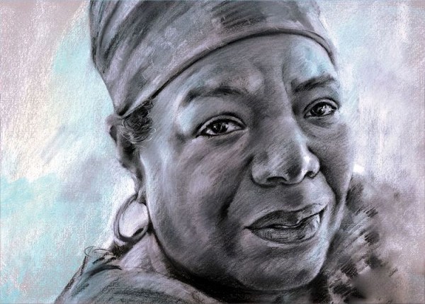 signs 4 fun Maya Angelou Magnet