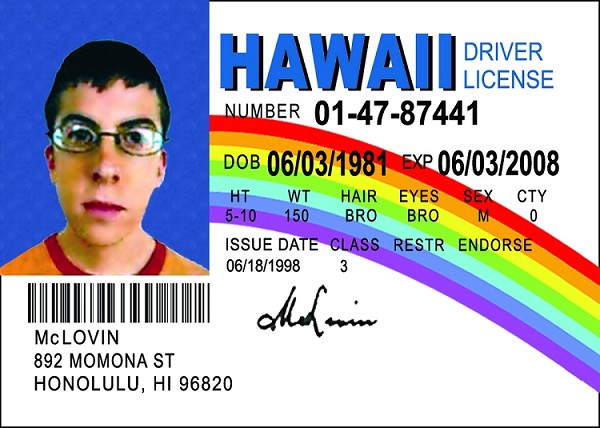 signs 4 fun McLovin ID Magnet