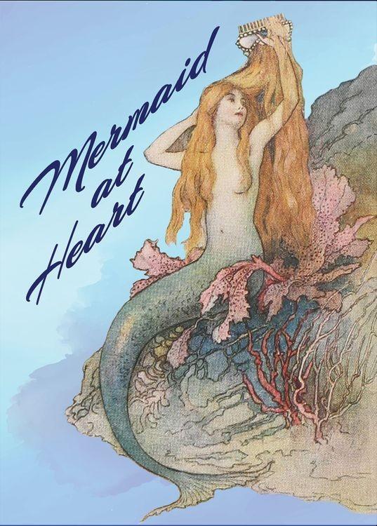 signs 4 fun Mermaid at Heart Magnet
