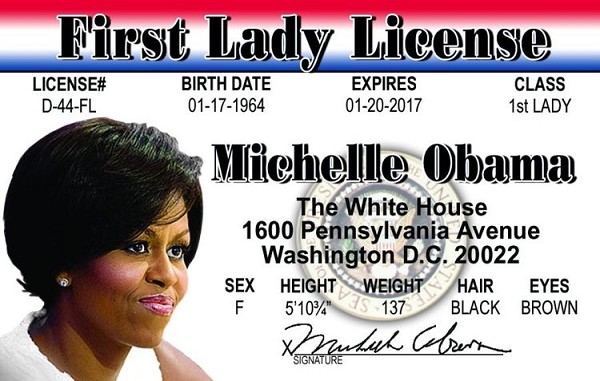 signs 4 fun Michelle Obama ID