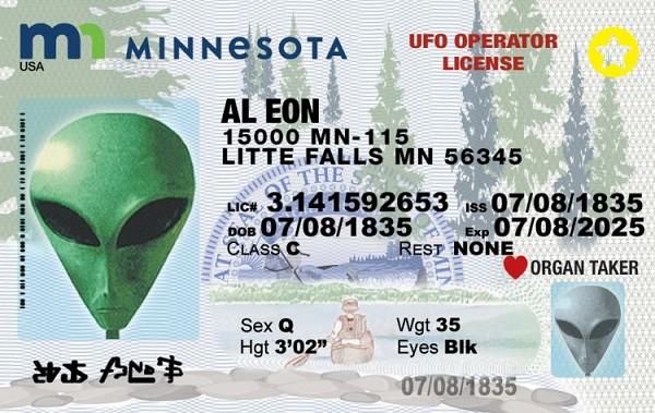 signs 4 fun Minnesota Alien ID