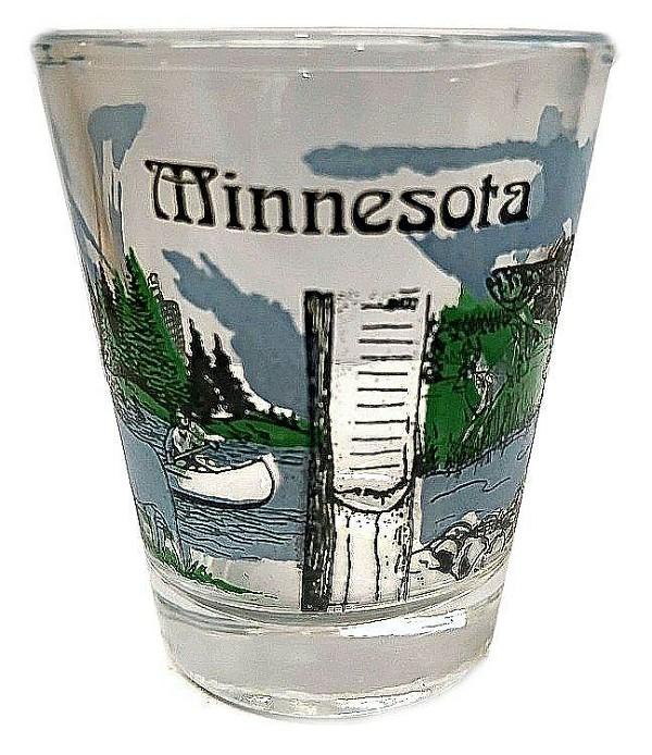 signs 4 fun Minnesota Shot Glass