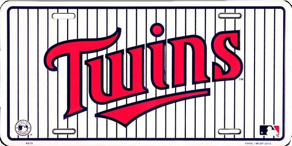 signs 4 fun Minnesota Twins License Plate