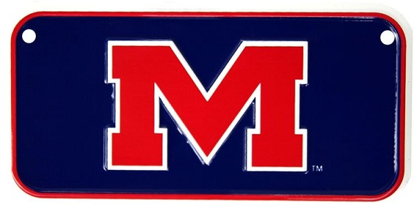 signs 4 fun Mississippi Ole Miss Bike Tag