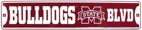 signs 4 fun Mississippi State Bulldogs Street Sign