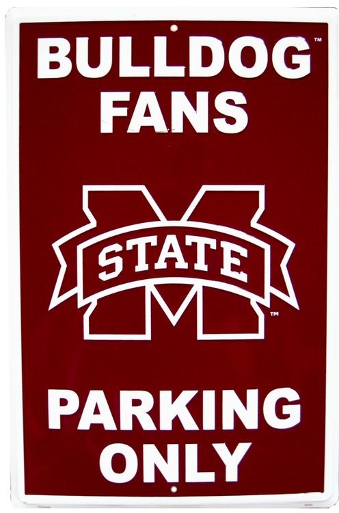 signs 4 fun Mississippi State Large Parking Sign