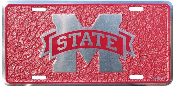signs 4 fun Mississippi State Mosaic License Plate