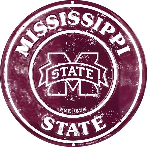 signs 4 fun Mississippi State Round Sign