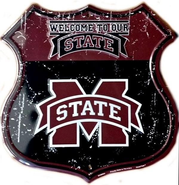 signs 4 fun Mississippi State Shield