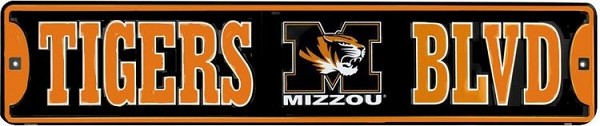 signs 4 fun Missouri Tigers Blvd Street Sign