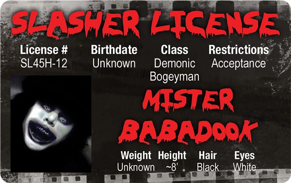 signs 4 fun Mister Babadook ID