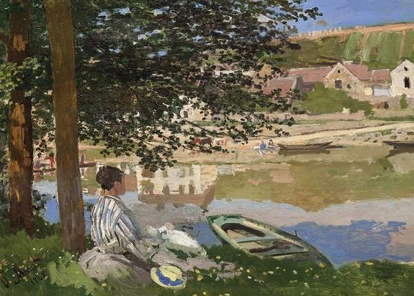 signs 4 fun Monet - Bank of the Seine Magnet