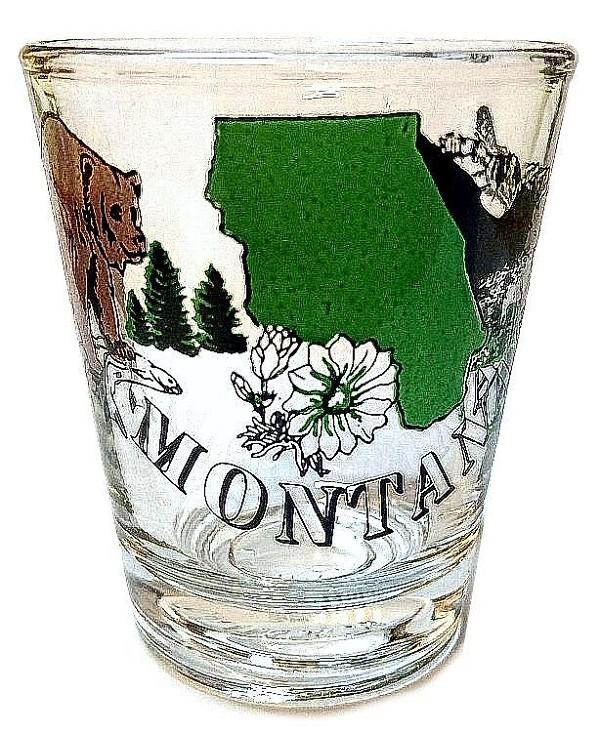 signs 4 fun Montana Shot Glass