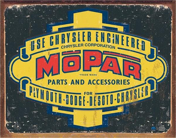 signs 4 fun Mopar - '37-'47 Metal Tin Sign