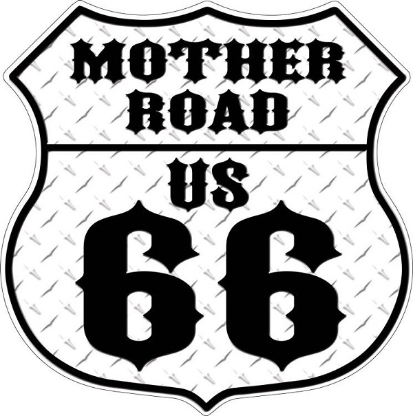 signs 4 fun Mother Road Rt 66 Shield Sign