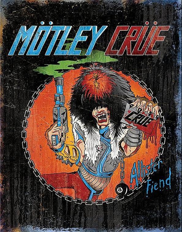 signs 4 fun Motley Crue - Allister Metal Sign