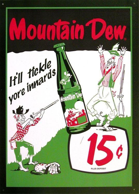 signs 4 fun Mountain Dew Rifleman Metal Sign
