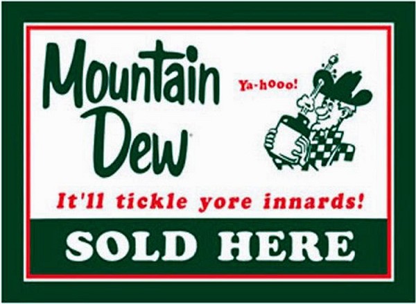signs 4 fun Mountain Dew Sold Here Metal Sign