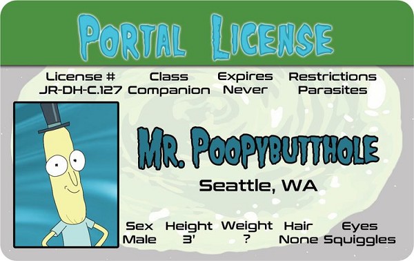 signs 4 fun Mr. Poopybutthole ID
