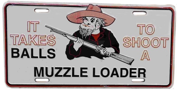 signs 4 fun Muzzle Loader License Plate