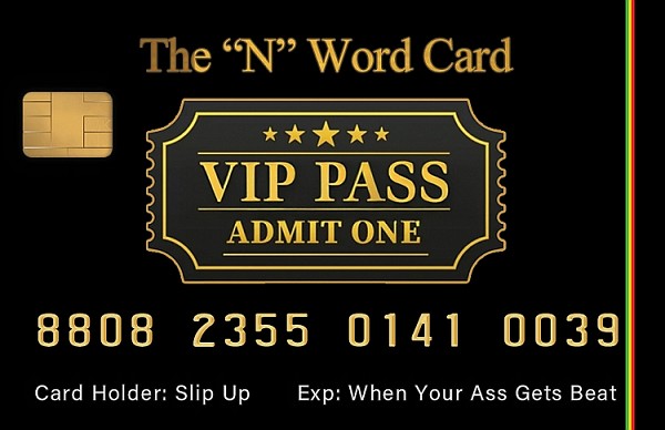 signs 4 fun N Word Card License